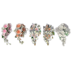Bouquet à l'unité Pastillage