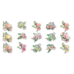 Plateau de 20 bouquets assortis Pastillage