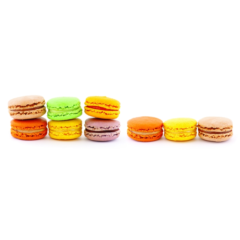 Plaque macarons pro en silicone (70 empreintes) 