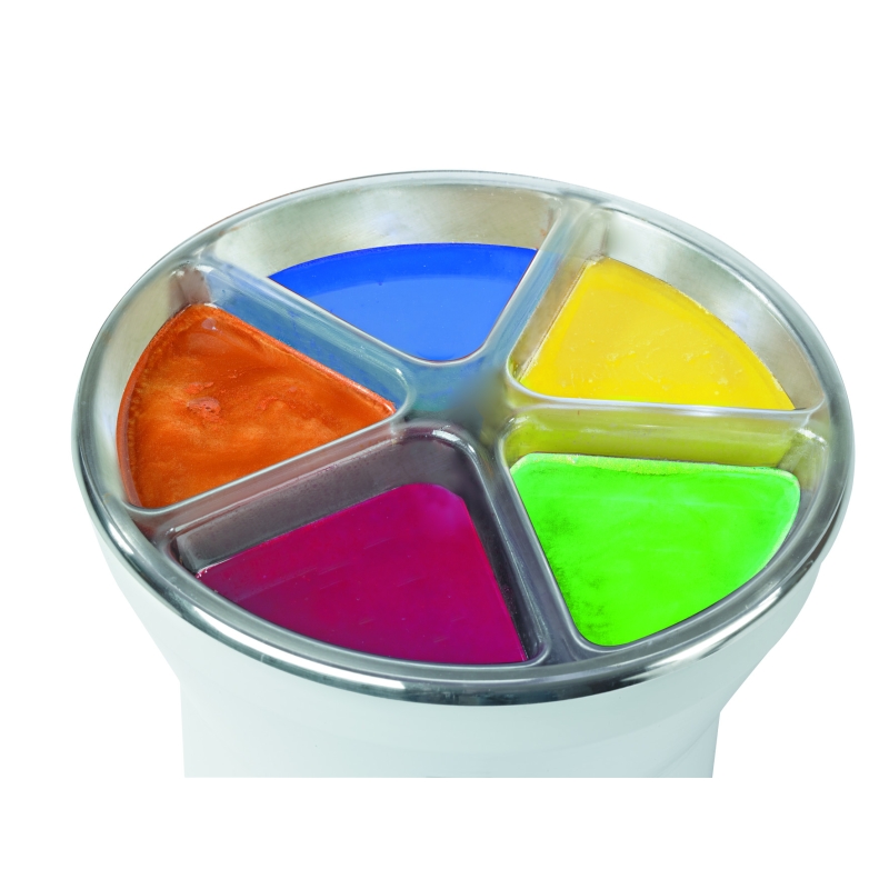 Bac 5 couleurs pour Mini-trempeuse / tempéreuse Kali 3.5 L