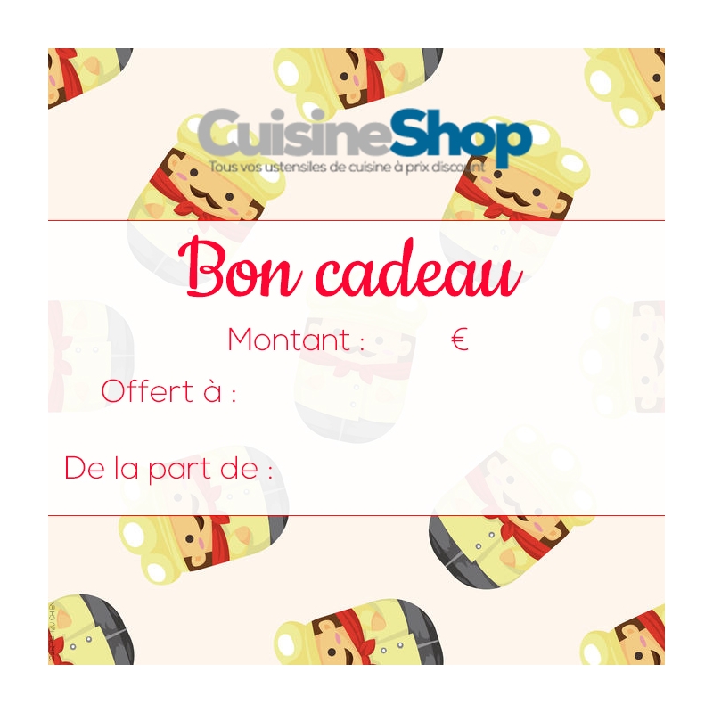 Chèques cadeaux - 15 euros 