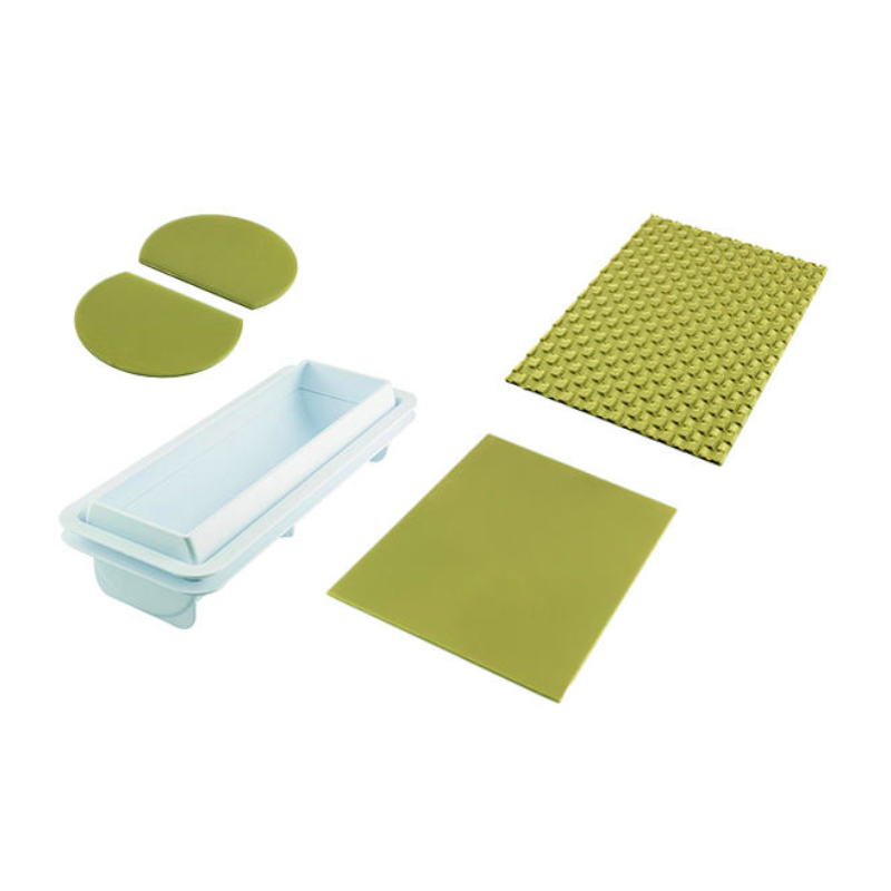 Kit moule bûche et tapis silicone Magic Love Silikomart 