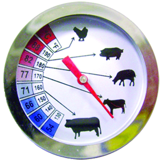 Thermomètre cadran sonde 14.5cm - de 0°C à +120°C