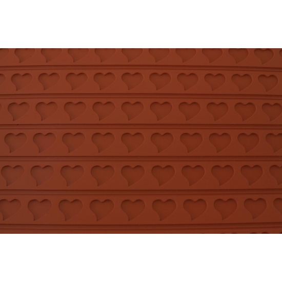 Tapis relief silicone coeur