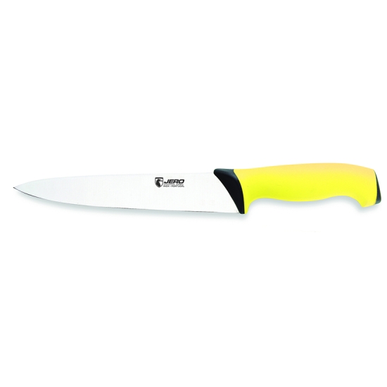 Couteau de cuisine manche jaune