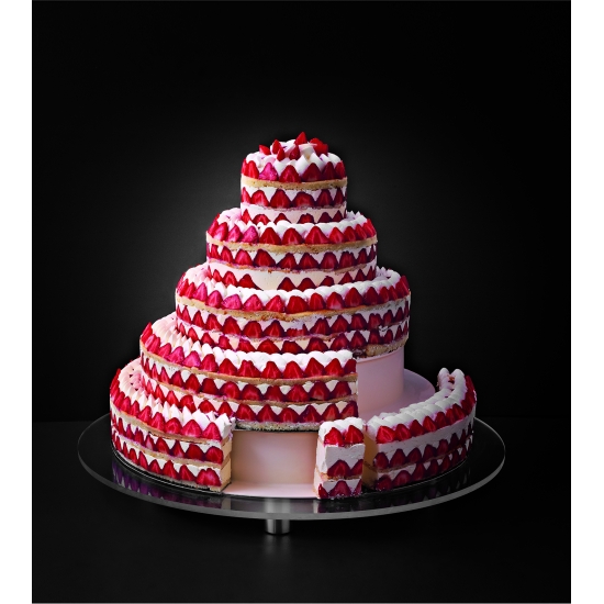 Wedding Cake Rond - pièce détachée - Cercle inox ø 260 H 80 mm 