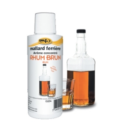 Arômes concentrés : Rhum Brun sans Alcool  - 125 ml   